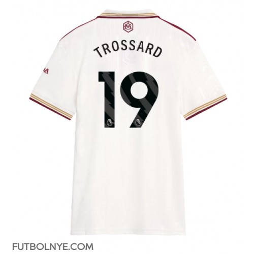Camiseta Arsenal Leandro Trossard #19 Tercera Equipación para mujer 2025-26 manga corta Camiseta Arsenal Leandro Trossard #19 Tercera Equipación para mujer 2025-26 manga corta